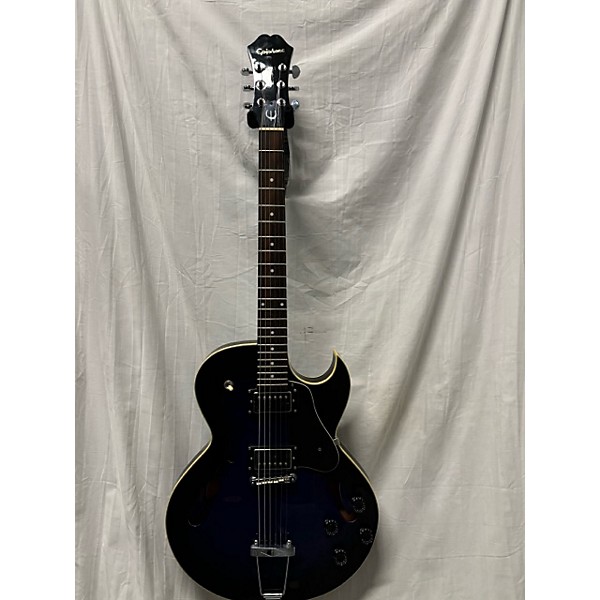 Used Epiphone ES-135 Hollow Body Electric Guitar Blue Burst | Guitar Center