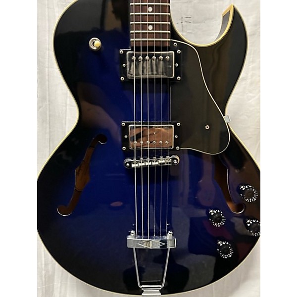 Used Epiphone ES-135 Hollow Body Electric Guitar Blue Burst | Guitar Center