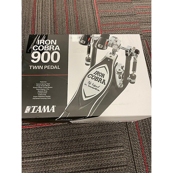 Used TAMA Iron Cobra 900 Twin Pedal Double Bass Drum Pedal
