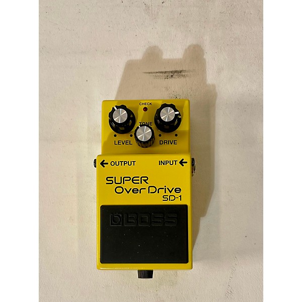 Used BOSS SD1 Super Overdrive Effect Pedal