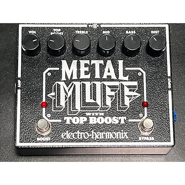 Used Electro-Harmonix Metal Muff Distortion With Top Boost Effect Pedal