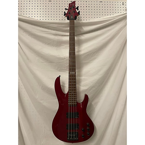 Used ESP Used ESP LTD B204 Candy Apple Red Electric Bass Guitar