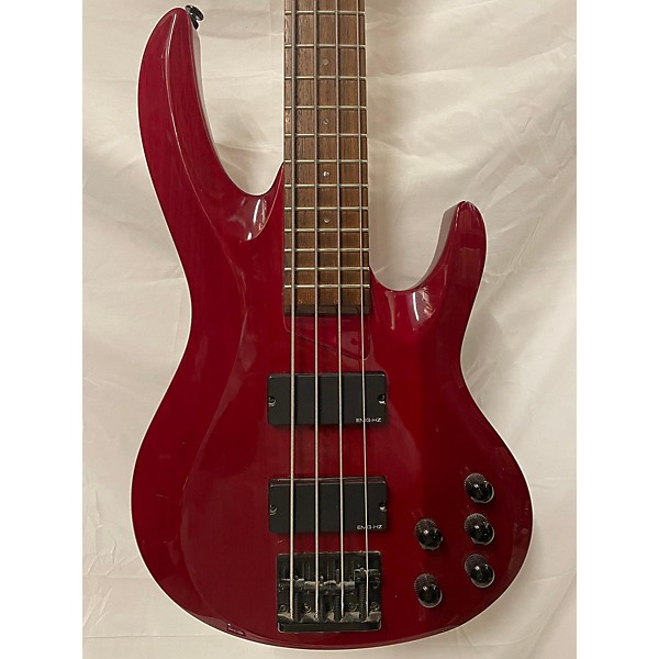 Used ESP Used ESP LTD B204 Candy Apple Red Electric Bass Guitar