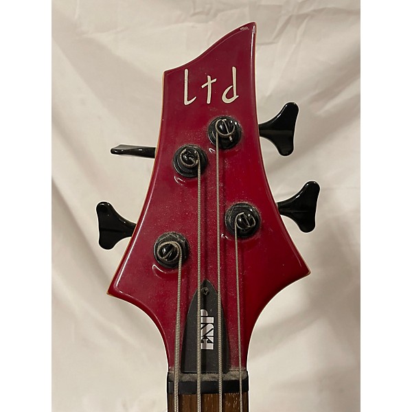 Used ESP Used ESP LTD B204 Candy Apple Red Electric Bass Guitar