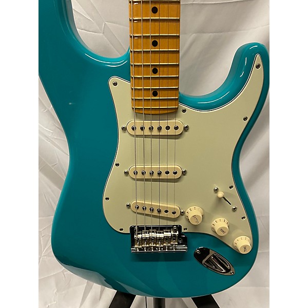 Used Fender Used Fender American Professional II Stratocaster Miami Blue Solid Body Electric Guitar