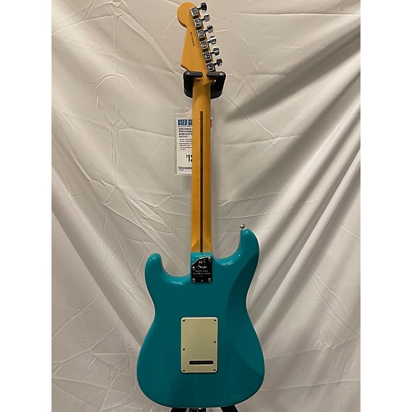 Used Fender Used Fender American Professional II Stratocaster Miami Blue Solid Body Electric Guitar