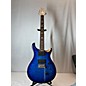 Used PRS Used PRS SE Custom 24 Blue Solid Body Electric Guitar