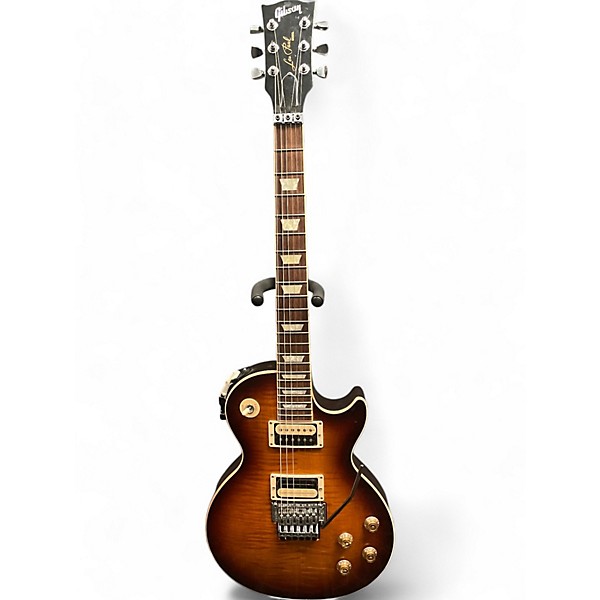 Used 2014 Gibson Les Paul Traditional Pro II Floyd Rose 2 Color Sunburst Solid Body Electric Guitar