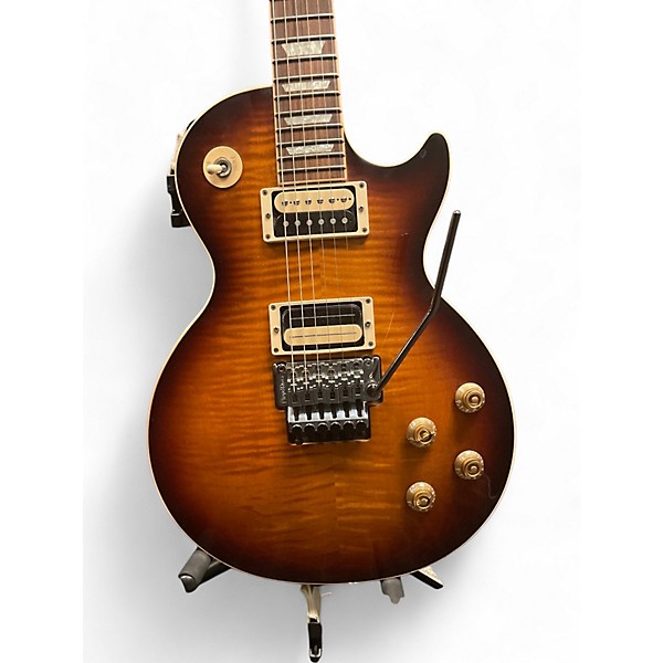 Used 2014 Gibson Les Paul Traditional Pro II Floyd Rose 2 Color Sunburst Solid Body Electric Guitar