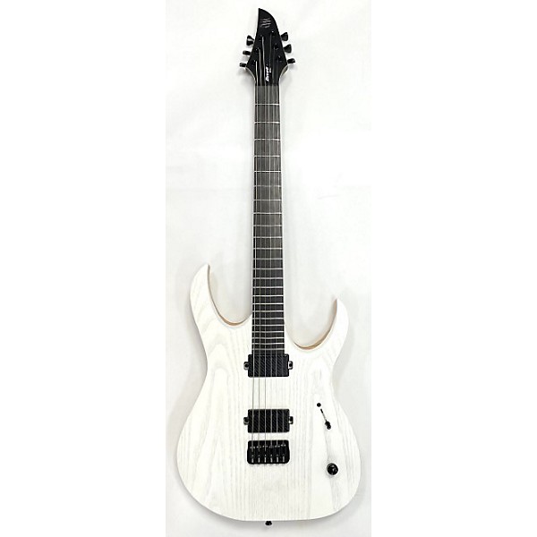 Used Used Mayones Duvell Elite Gothic Trans White Solid Body Electric Guitar