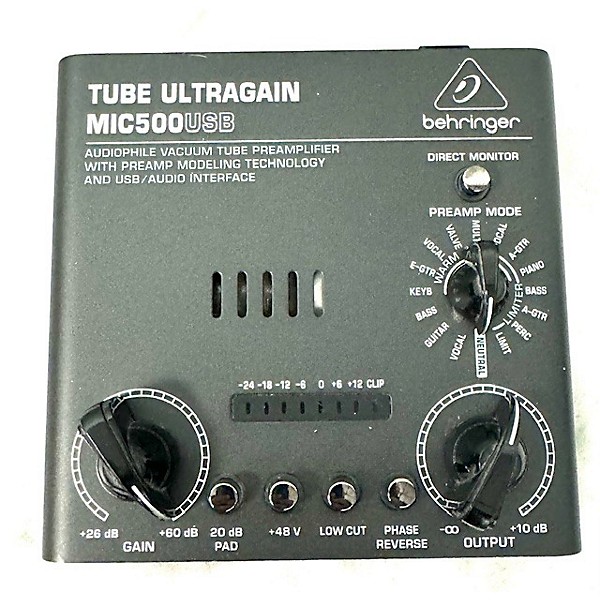 Used Behringer MIC500 Audio Interface