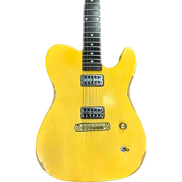 Used Slick Used SLICK SL50 Yellow Solid Body Electric Guitar