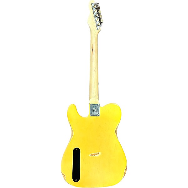 Used Slick Used SLICK SL50 Yellow Solid Body Electric Guitar