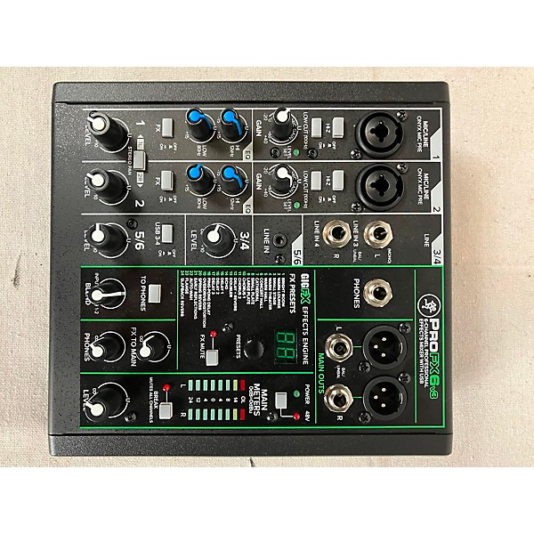 Used Mackie ProFX6 Unpowered Mixer