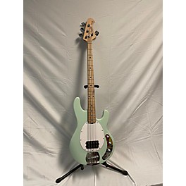 Used Sterling by Music Man Used Sterling By Music Man Stingray Seafoam Green Electric Bass Guitar