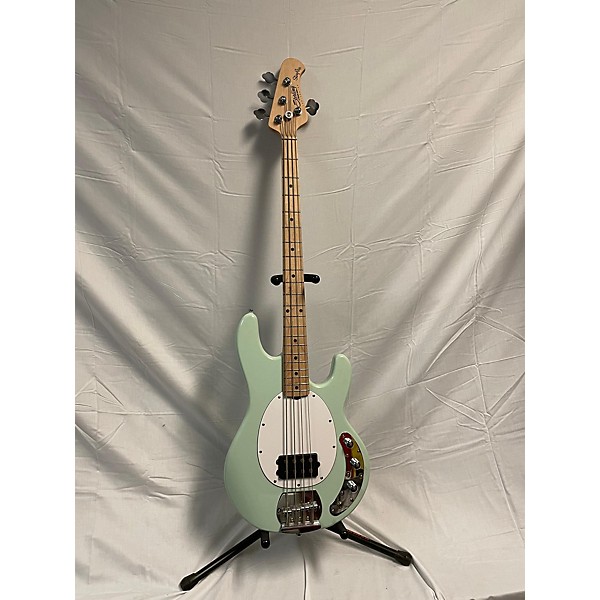 Used Sterling by Music Man Used Sterling By Music Man Stingray Seafoam Green Electric Bass Guitar