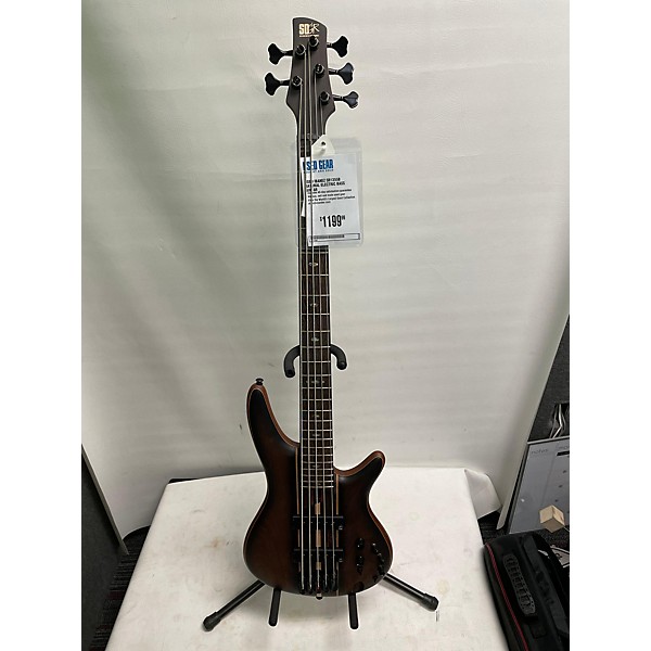 Used Ibanez Sr1355b Electric Bass Guitar