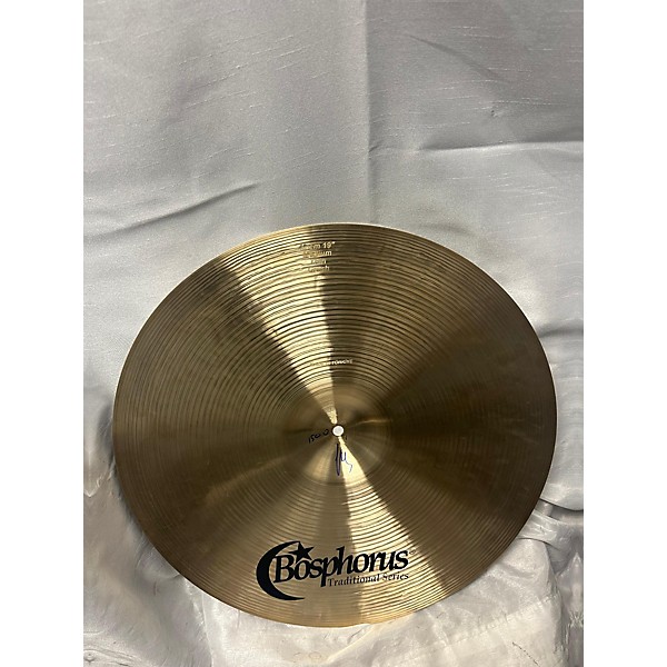 Used Bosphorus Cymbals 19in Traditional Series Medium Thin Crash Cymbal