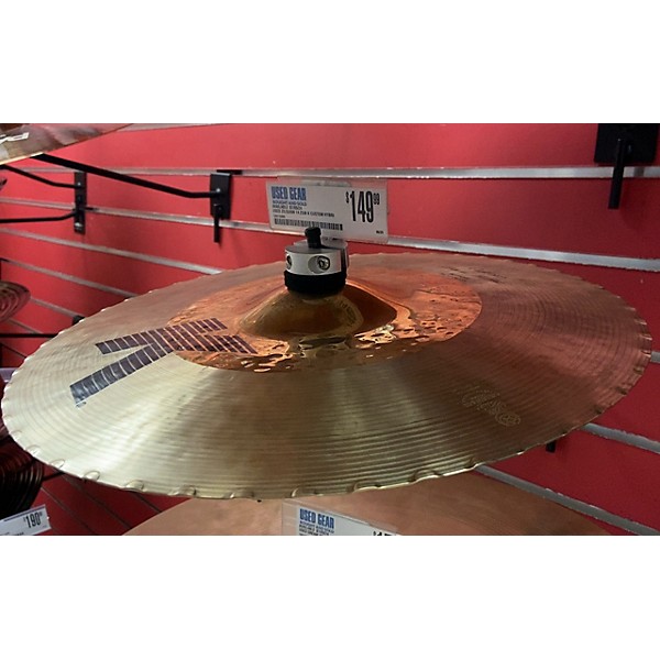 Used Zildjian 14.25in K Custom Hybrid Hi Hat Bottom Cymbal