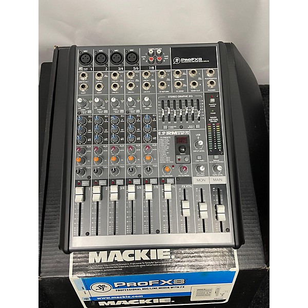 Used Mackie PROFX8 Unpowered Mixer