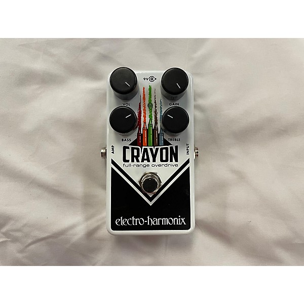 Used Electro-Harmonix Crayon Full Range Overdrive Effect Pedal