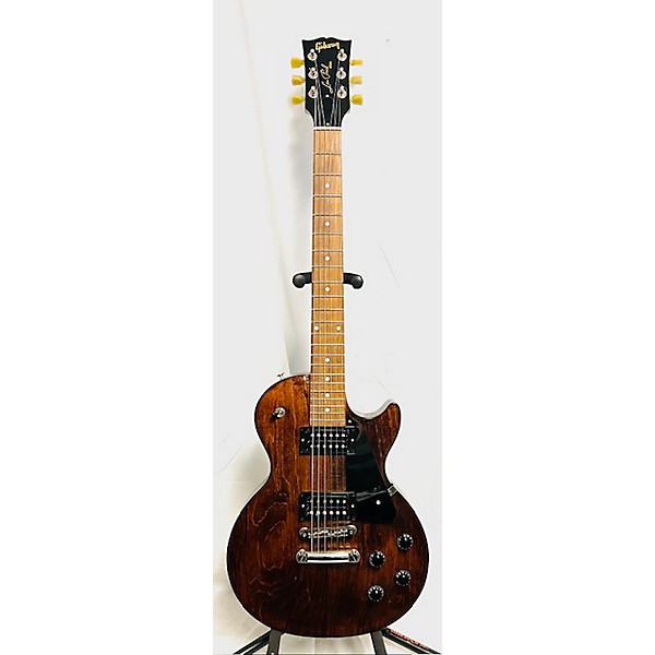 Used Gibson Used 2017 Gibson Les Paul Studio T Worn Brown Solid Body  Electric Guitar Worn Brown | Guitar Center