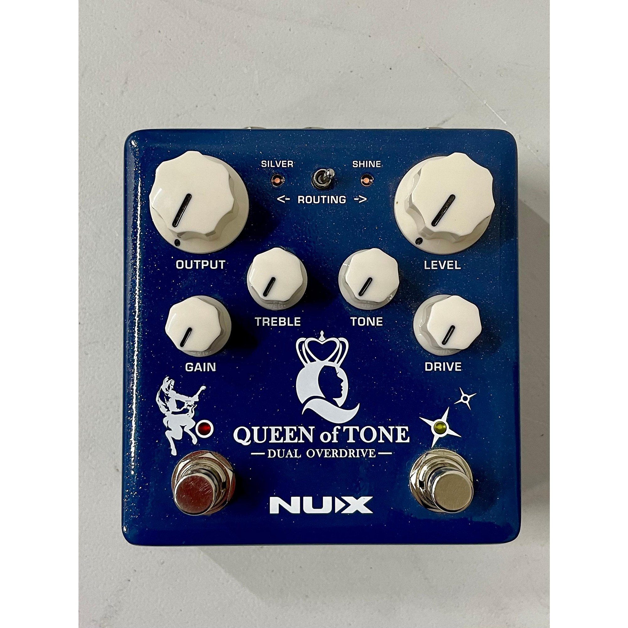 Used NUX QUEEN OF TONE DUAL OVERDRIVE Effect Pedal | Guitar Center