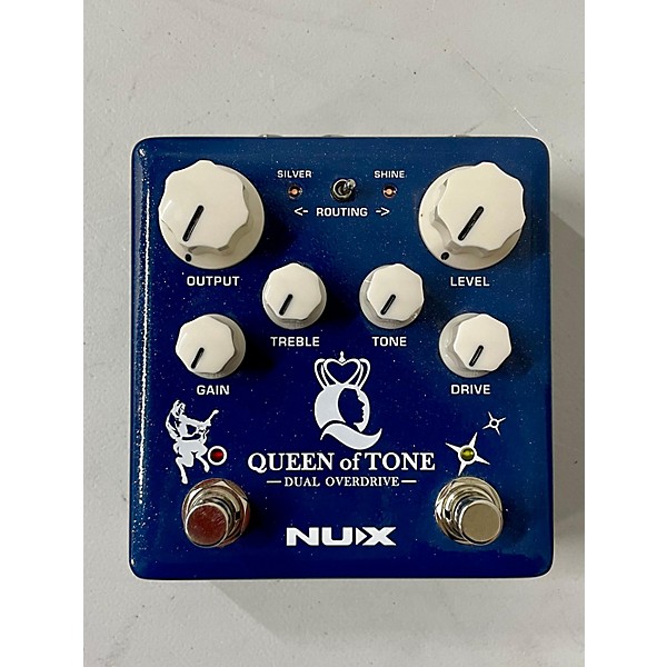 Used NUX QUEEN OF TONE DUAL OVERDRIVE Effect Pedal