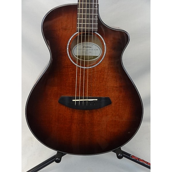 Used Breedlove Used Breedlove Pursuit Exotic Companion CE MM 2 Tone Sunburst Acoustic Electric Guitar