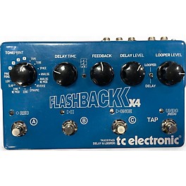 Used Tc Electronic Flashback X4 Delay And Looper Effect Pedal