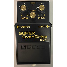 Used BOSS SD1 Super Overdrive 40th Anniversary Effect Pedal