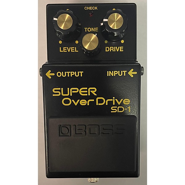 Used BOSS SD1 Super Overdrive 40th Anniversary Effect Pedal