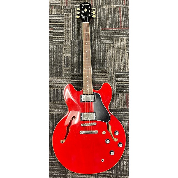 Used Epiphone ES335 Red Hollow Body Electric Guitar