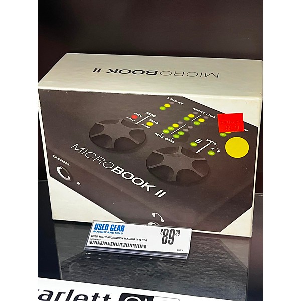 Used MOTU MICROBOOK II Audio Interface