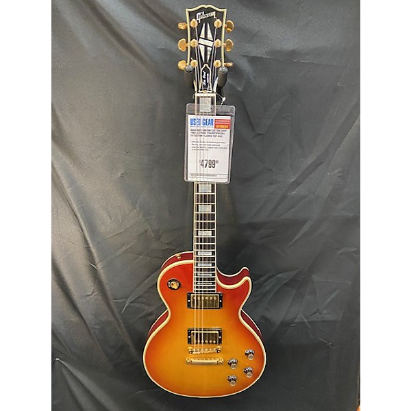 Used Gibson Used 2007 Gibson Custom Shop 1968 Les Paul CS68GCWWCGH1 19 Custom Flamed Top Washed Solid Body Electric Guitar