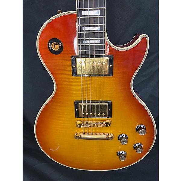 Used Gibson Used 2007 Gibson Custom Shop 1968 Les Paul CS68GCWWCGH1 19 Custom Flamed Top Washed Solid Body Electric Guitar