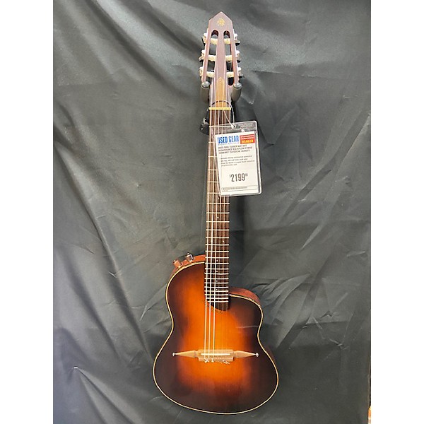 Used Used Rick Turner Guitars Renaissance RS6 Nylon Hybrid Sunburst Classical Acoustic Electric Guitar