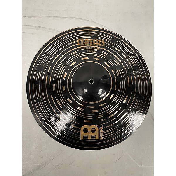 Used MEINL 16in Dark Classic Custom Trash Crash Cymbal