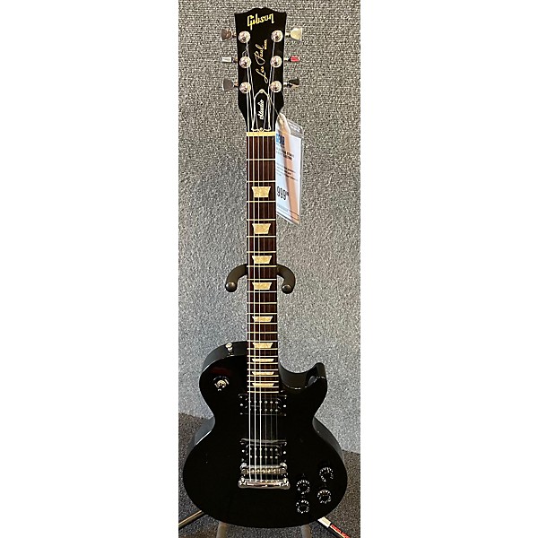 Used Gibson Used Gibson Les Paul Studio Black Solid Body Electric Guitar