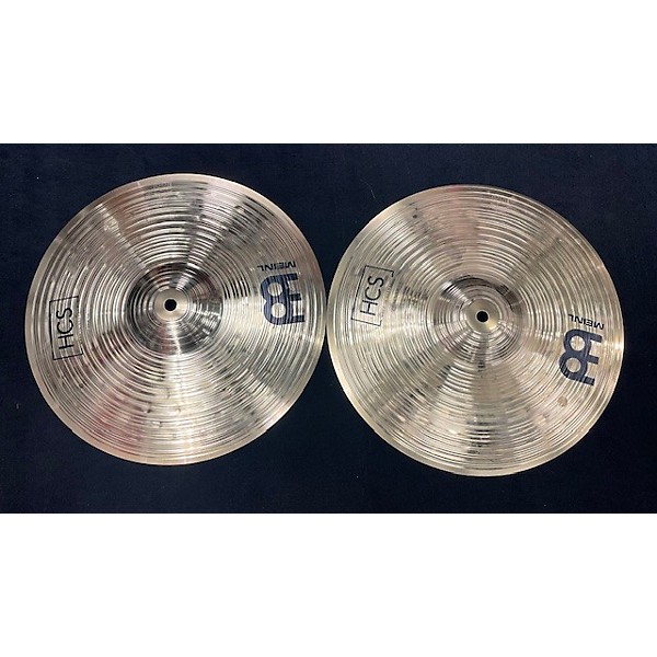 Used MEINL Used MEINL 13in HCS Hi Hat Pair Cymbal