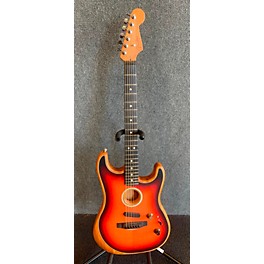 Used Fender Used Fender American Acoustasonic Stratocaster 3 Color Sunburst Acoustic Electric Guitar