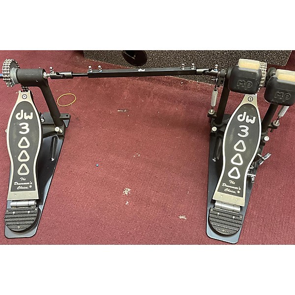 Used DW 3000 Series Double Double Bass Drum Pedal