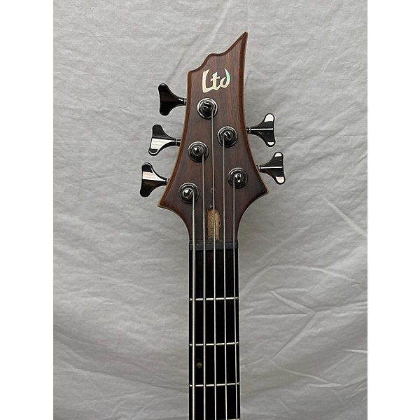 Used ESP LTD B-5E 5 String Electric Bass Guitar