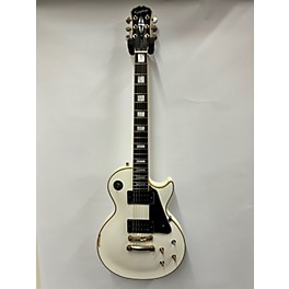 Used Epiphone Used Epiphone Les Paul Custom Alpine White Solid Body Electric Guitar