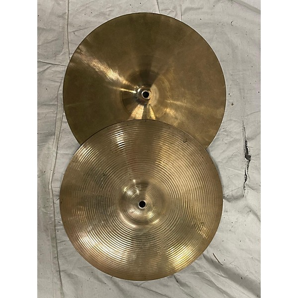 Used Paiste 14in Formula 602 Classic Sounds Medium Hi Hat Pair Cymbal