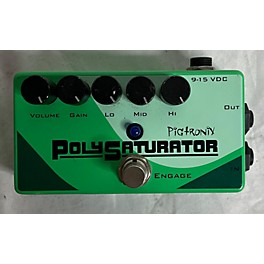 Used Pigtronix Polysaturator Overdrive Effect Pedal