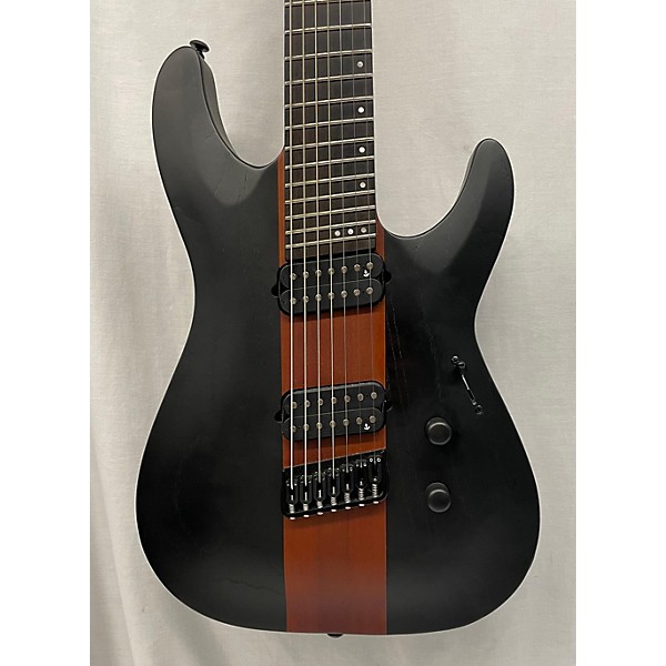 Used Schecter Guitar Research Used Schecter Guitar Research C7 Multiscale Rob Scallon Satin Dark Roast Solid Body Electric...