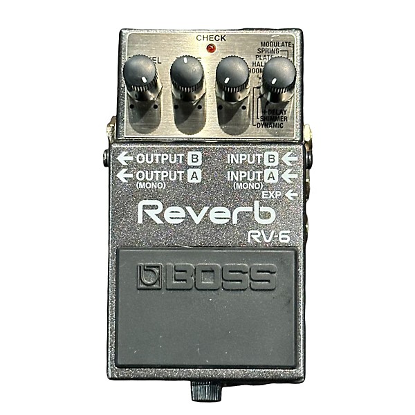 Used BOSS RV6 Digital Reverb Effect Pedal