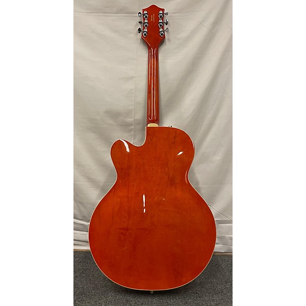 Used Gretsch Guitars Used Gretsch Guitars G5420T Electromatic Trans Orange Hollow Body Electric Guitar