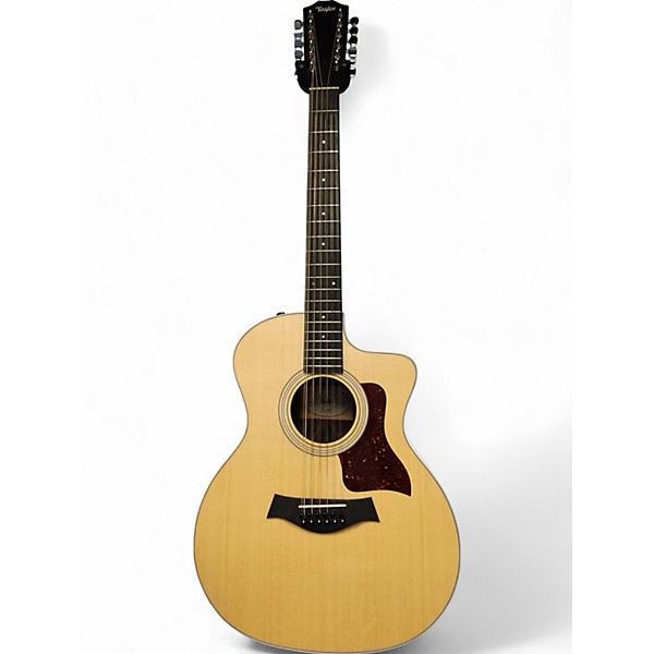 Used Taylor 254ce Natural 12 String Acoustic Guitar
